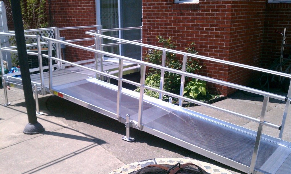 aluminum ramp installed in florida